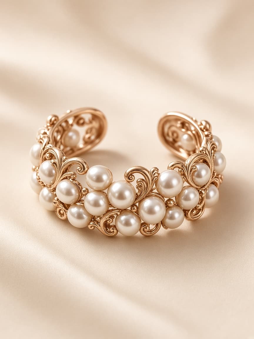 Regent Pearl Collar Bracelet